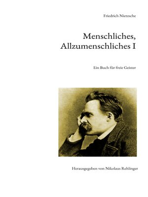 cover image of Menschliches, Allzumenschliches I